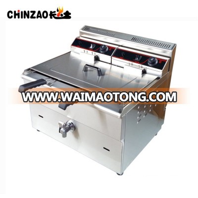 CHINZAO Easy And Simple To Handle Automatic Donut Gas Deep Fryer With Thermostat Control