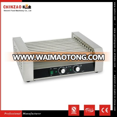 CHINZAO China Online Shopping Easy Cleaning Stainless Steel Hot Dog Rolling Grill Machine