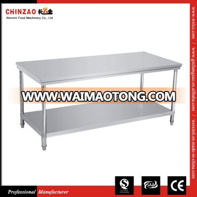 Waimaotong Professional Supplier Kitchen Work Table with Undershelf for Sale