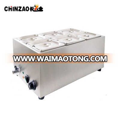 1/6 GN Six Tanks Commercial Bain-marie Buffet Food Warmer Steam Table