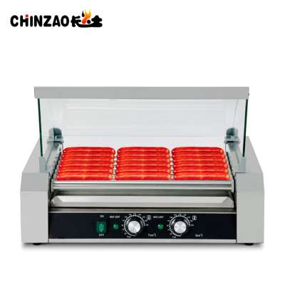 7 Rollers Commercial Electric Hot Dogs Roller Grill Machine